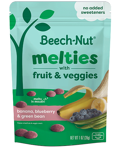 Beech-Nut® Banana, Blueberry & Green Beans Fruit & Veggie Melties