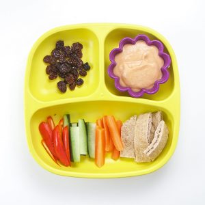 carrot hummus toddler lunch