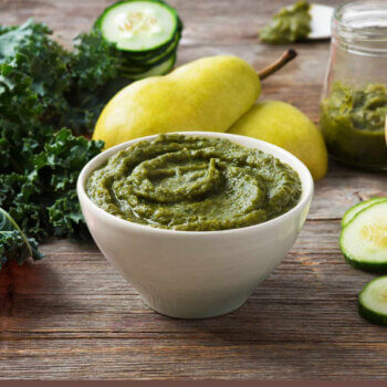Pear, Kale & Cucumber Purée