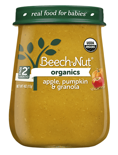 Beech-Nut® Organics apple, pumpkin 