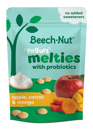 Beech-Nut® Apple, Carrot, Mango & Yogurt Melties with Probiotics