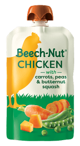 Beech-Nut® Chicken, Carrot, Peas, Butternut Squash Pouch