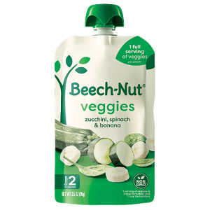 Beech-Nut® Zucchini, Spinach & Banana Veggies Pouch