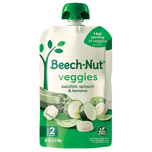 Baby Food, Zucchini Spinach & Banana