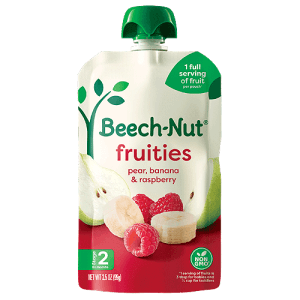 Beech-Nut® Pear, Banana & Raspberries Fruities Pouch