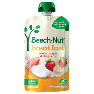 Beech-Nut® Yogurt, Banana & Strawberry Breakfast Pouch
