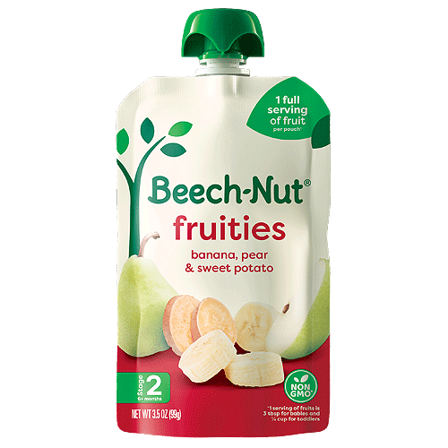 Beech-Nut® Banana, Pear & Sweet Potato Fruities Pouch
