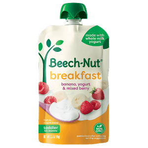 Beech-Nut® Yogurt, Banana & Mixed Berry Breakfast Pouch