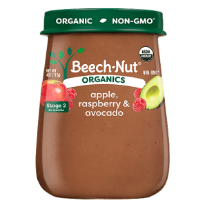 Beech-Nut® Organics Apple, Raspberries & Avocado Jar