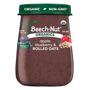Beech-Nut® Organics Apple, Blueberries, & Rolled Oats Jar