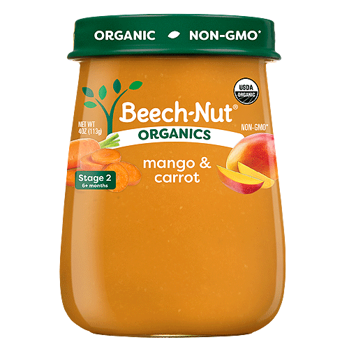 Beech-Nut® Organics mango & carrot jar