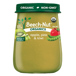 Beech-Nut® Organics apple, pea & kiwi jar