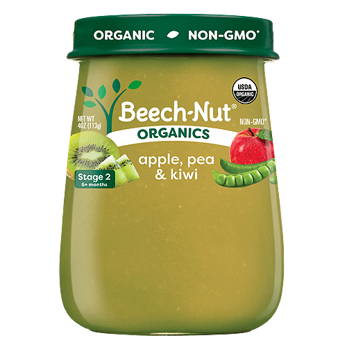 Beech-Nut® Organics apple, pea & kiwi jar