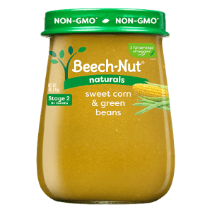 Beech-Nut Naturals® Sweet Corn & Green Beans Jar