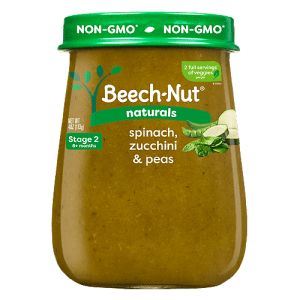 Beech-Nut Naturals® Spinach, Zucchini & Peas Jar