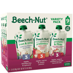 Beech-Nut® Protein & Fiber, Iron & Zinc and Prebiotic Fiber Pouch Variety Pack