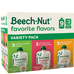 Beech-Nut® Favorite Flavors (Veggies, Fruities & Breakfast) Pouch Variety Pack