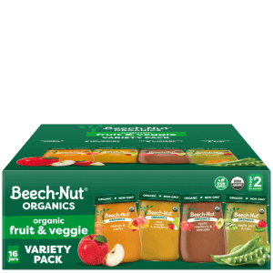 Stage 2 Beech-Nut® Organics Jars Variety Pack (16 Jars)