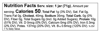 Beech-Nut Classics Beef & Beef Broth Nutrition