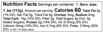 Sweet Corn and Green Beans Nutrition Facts