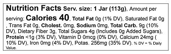 Organic Pumpkin Nutrition Facts
