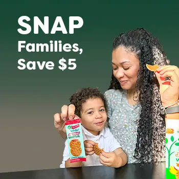 Snap families, save $5
